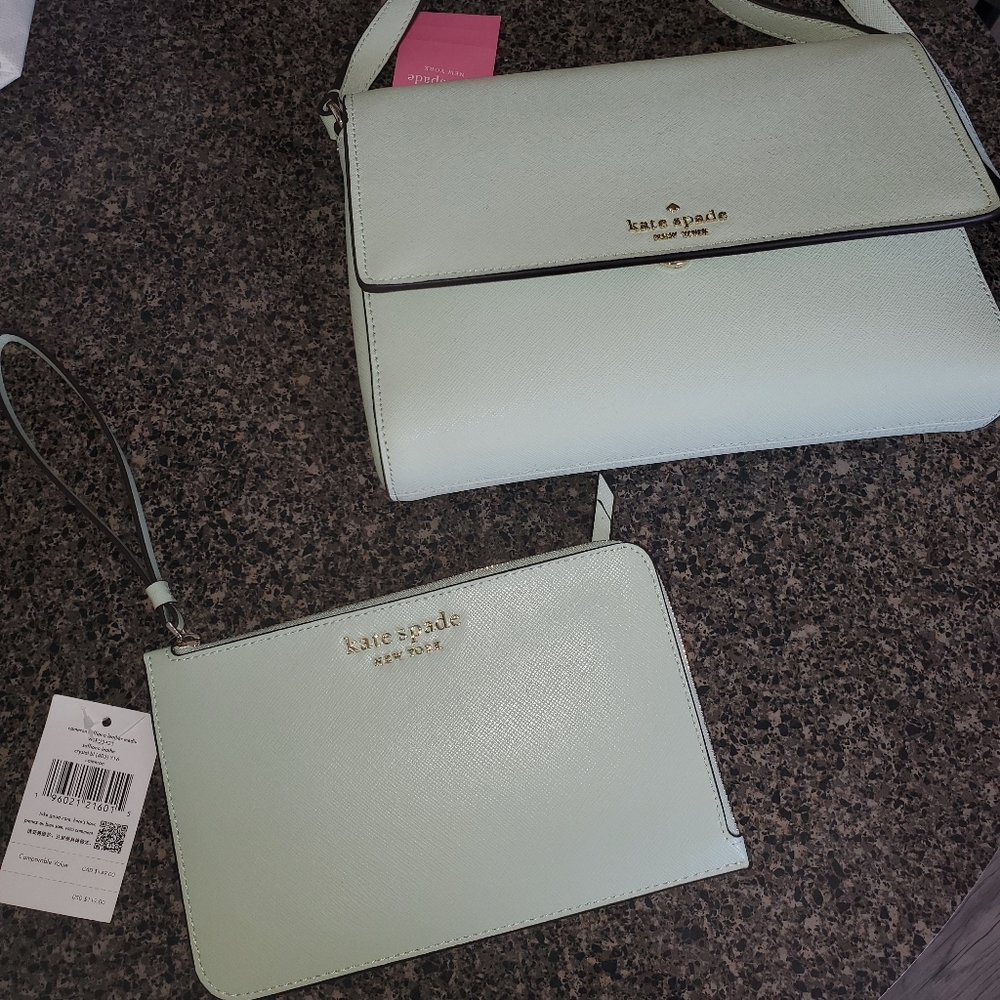 NWT Kate Spade Mint Wristlet - Picture 6 of 7